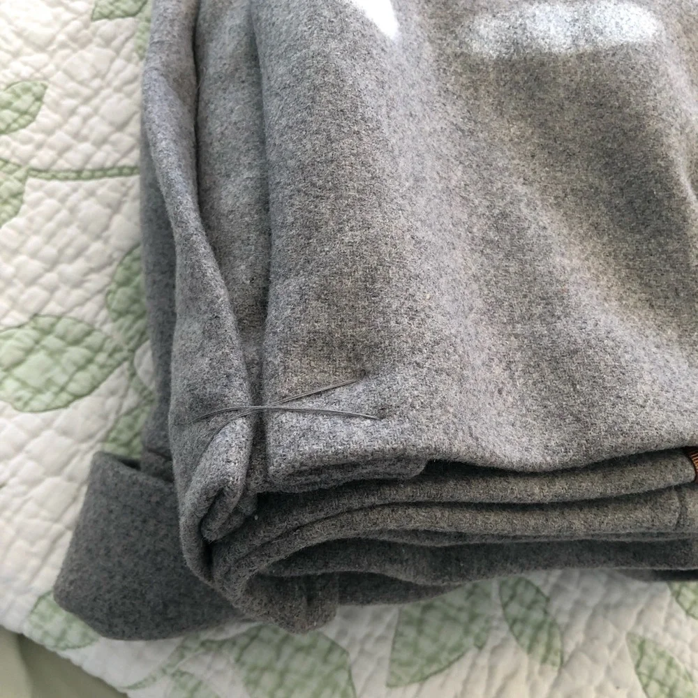 Zara Trafaluc Outerwear Gray Pea Coat - Picture 6 of 7